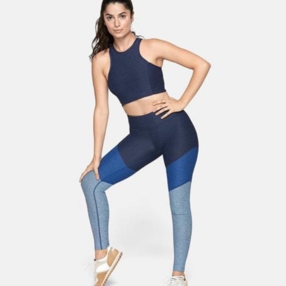 Outdoor Voices Pants - Outdoor Voices 7/8 Spring leggings blue color bloc